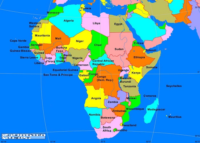 نقشه آفریقا