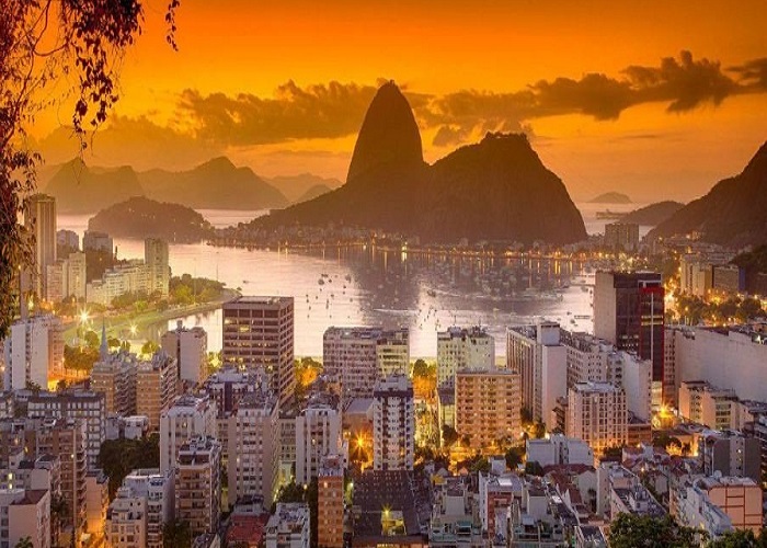 شهر زیبای ریودوژانیرو در برزیل