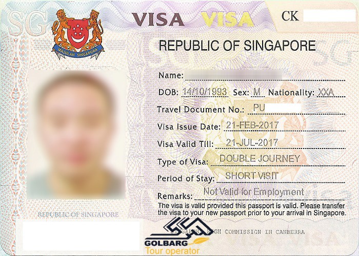 ویزا سنگاپور و وقت سفارت