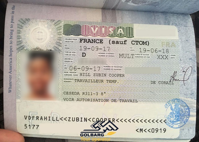 ویزا فرانسه و تعیین وقت سفارت