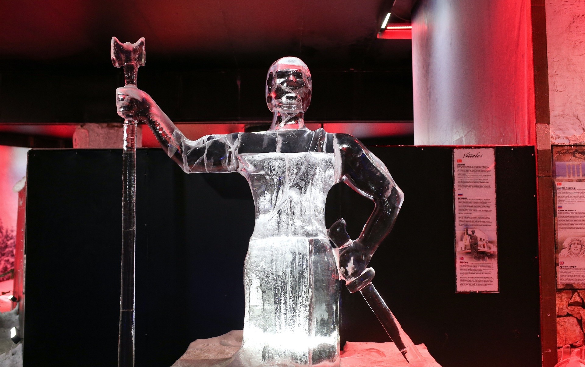 موزه جدید مجسمه های یخی در آنتالیا